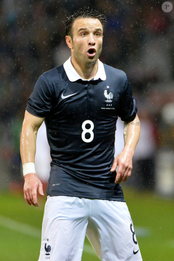 Mathieu Valbuena lors du match entre la France et le Paraguay à l'Allianz Riviera de Nice, le 1er juin 2014