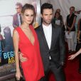 Adam Levine et sa fiancée Behati Prinsloo - Première du film New York Melody ("Begin Again") à New York, le 25 juin 2014.