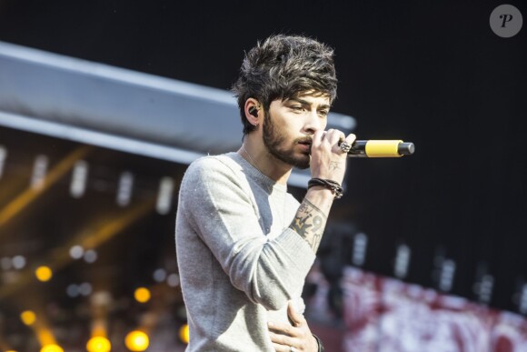 Zayn Malik - Le groupe "One Direction" en concert à Copenhague. Le 16 juin 2014