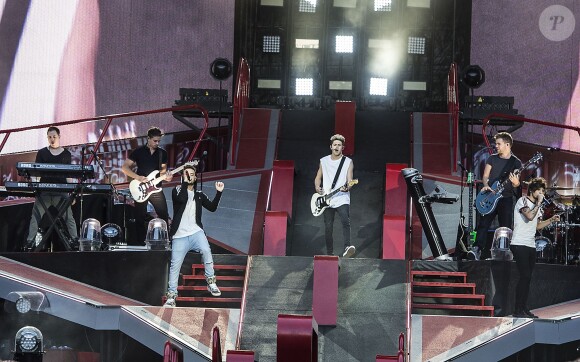 Le groupe "One Direction" en concert à Copenhague. Le 16 juin 2014