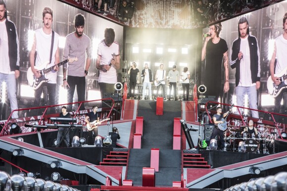 Le groupe "One Direction" en concert à Copenhague. Le 16 juin 2014