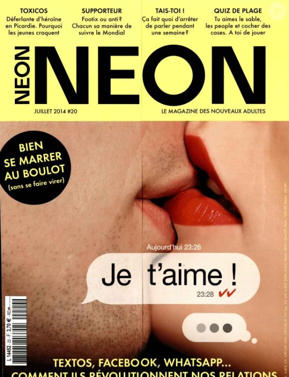 Le magazine Neon du mois de juillet 2014