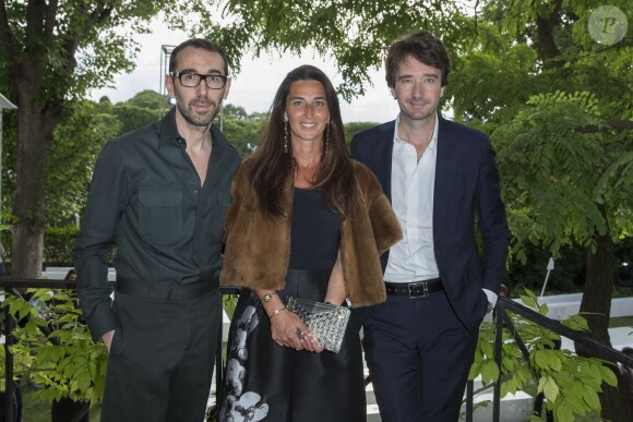 Alessandro Sartori, Elisabetta Beccari et Antoine Arnault - Défilé Berluti à l'Ecole des Mines, collection homme printemps-été 2015 à Paris le 27 juin 2014.