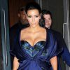 Kim Kardashian arrivant au Gansevoort Hotel de New York pour le dîner d'anniversaire de Khloe, le 27 juin 2014.