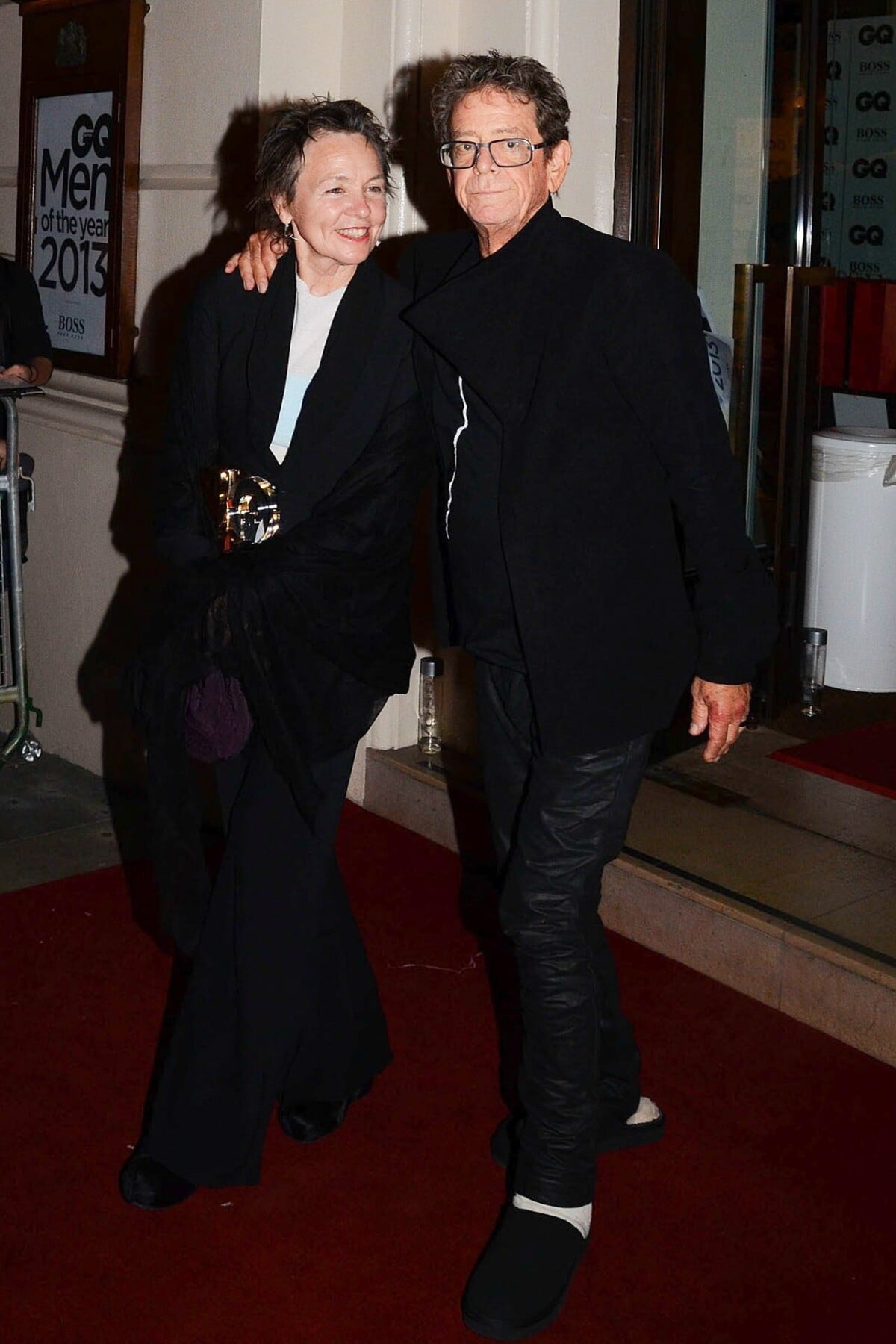 Lou Reed Wife Photo : Lou Reed et sa femme Laurie Anderson lors de la soirée GQ Men ...
