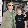 Robert Downey Jr. et son fils Indio à Hollywood le 3 novembre 2007.