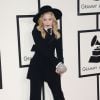 Madonna sur le tapis rouge des Grammy Awards, à Los Angeles le 26 janvier 2014.