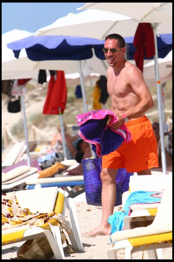 Franck Ribery en vacances à Ibiza