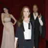 Le double de cire da la belle Angelina Jolie entre au Musée Grévin à Paris, le 3 juillet 2014.