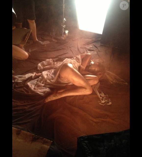 Solweig Lizlow sur le tournage d'Othell'a.