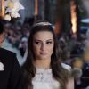 Capture d'écran du petit film réalisé sur le mariage du footballeur Casemiro (Real Madrid) et de Anna Mariana Ortega le 30 juin 2014 à Itatiba au Brésil. 