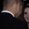Capture d'écran du petit film réalisé sur le mariage du footballeur Casemiro (Real Madrid) et de Anna Mariana Ortega le 30 juin 2014 à Itatiba au Brésil. 
