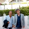 Antoine Coesens et Thomas Gilou assistent à la première du film Prêt à tout lors du 11e festival Les Hérault du cinéma et de la télé 2014 au Cap d'Agde, le 4 juillet 2014. 