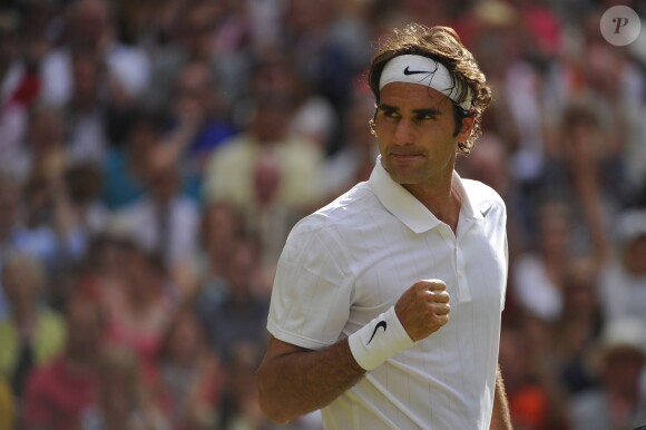 Roger Federer s'est incliné en finale de Wimbledon face à Novak Djokovic, le 6 juillet 2014, à Londres
