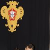 Le roi Felipe VI et la reine Letizia d'Espagne sont reçus par le président portugais Anibal Cavaco Silva et sa femme Maria Cavaco Silva au palais de Belem à Lisbonne, le 7 juillet 2014, lors de leur visite officielle au Portugal.