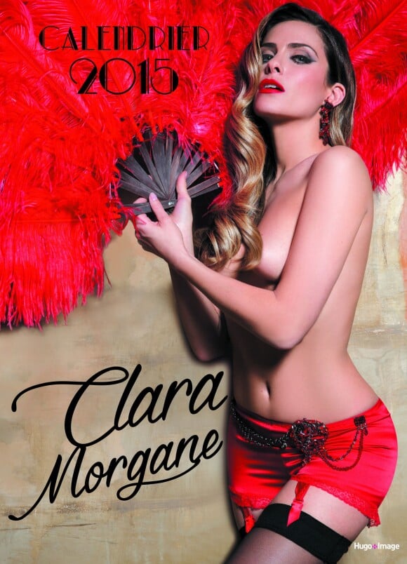 Couverture "Show Girl" du calendrier 2015 de Clara Morgane. Juin 2014