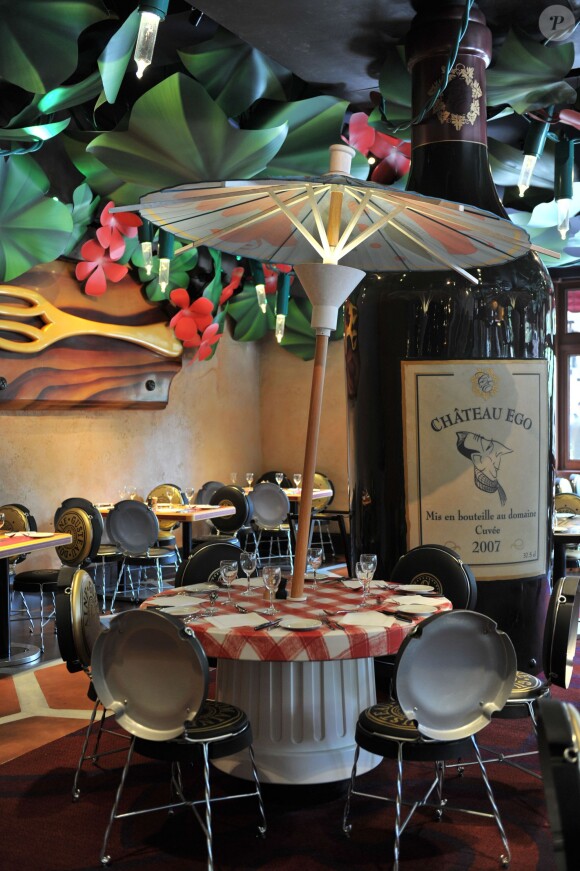 Le restaurant Bistrot Chez Rémy, au parc Walt Disney Studios, dans le cadre de la nouvelle attraction Ratatouille : L'Aventure Totalement Toquée de Rémy.