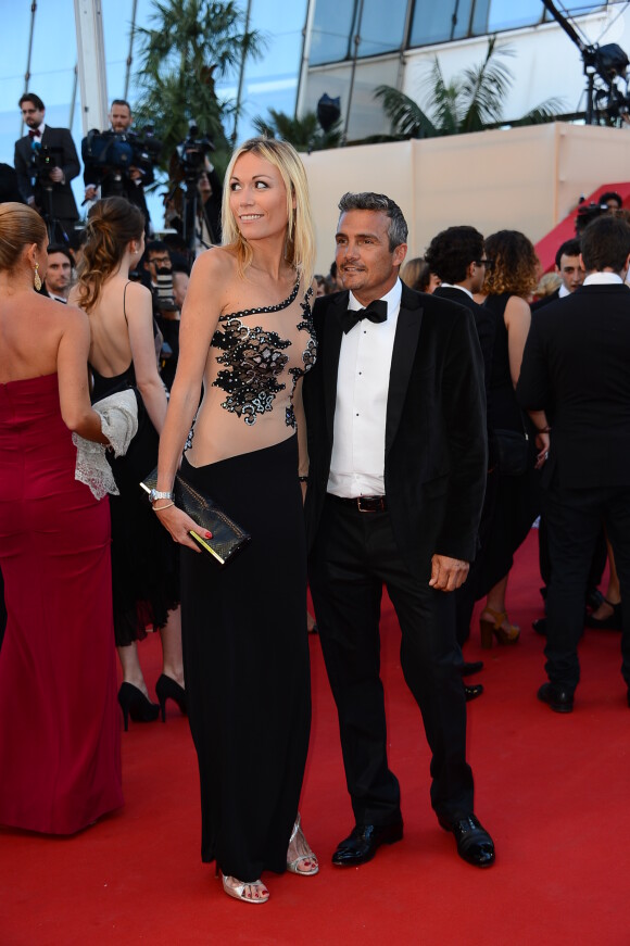 Richard Virenque et sa compagne Marie-Laure à la projection de Nebraska lors du 66e Festival de Cannes, le 23 mai 2013