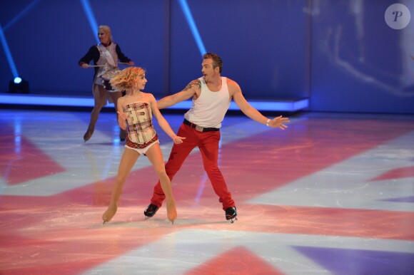 Richard Virenque dans Ice Show sur M6, premier prime, le 27 novembre 2013.