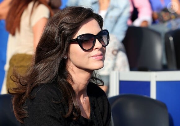 Caroline Barclay lors de la 4ème édition du Classic Tennis Tour à Saint-Tropez, le 12 juillet 2014.