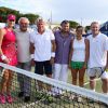 Christian Bîmes, Björn Borg lors de la 4ème édition du Classic Tennis Tour à Saint-Tropez, le 12 juillet 2014.