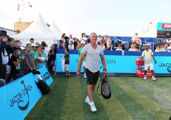 David Ginola - La 4ème édition du Classic Tennis Tour à Saint-Tropez, le 12 juillet 2014. Classic Tennis Tour 4th edition in Saint-Tropez, France, on July 12th 2014.12/07/2014 - Saint-Tropez