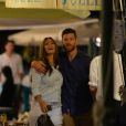  Xabi Alonso et sa femme Nagore Aramburu en vacances &agrave; Portofino (Italie) le 14 juillet 2014. 