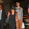 Lea Michele et son nouveau petit ami Matthew Paetz à l'aéroport de Los Angeles, le 15 juillet 2014.