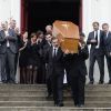 Emotion aux obsèques de Benoît Duquesne, à l'église Jeanne d'Arc de Versailles, le jeudi 10 juillet 2014.