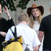 Amber Heard et sa soeur Whitney - Amber Heard rend visite à son fiancé Johnny Depp sur le tournage de "Black Mass" à Lynn dans le Massachusetts le 21 juillet 2014.