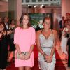 La princesse Stéphanie de Monaco et sa fille Pauline Ducruet lors du gala de l'association Fight Aids Monaco qui célébrait ses dix ans, au Sporting de Monte Carlo, le 25 juillet 2014