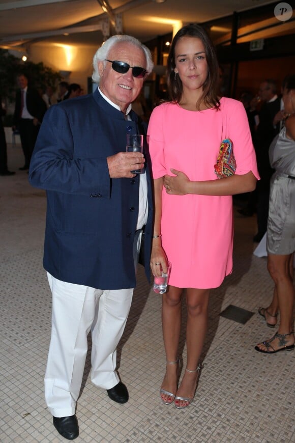 Yves Piaget et Pauline Ducruet lors du gala de l'association Fight Aids Monaco qui célébrait ses dix ans, au Sporting de Monte Carlo, le 25 juillet 2014