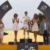 Rafal Majka a fini le Tour de France 2014 avec le maillot du meilleur grimpeur, le 27 juillet 2014 sur les Champs-Elysées à Paris.
