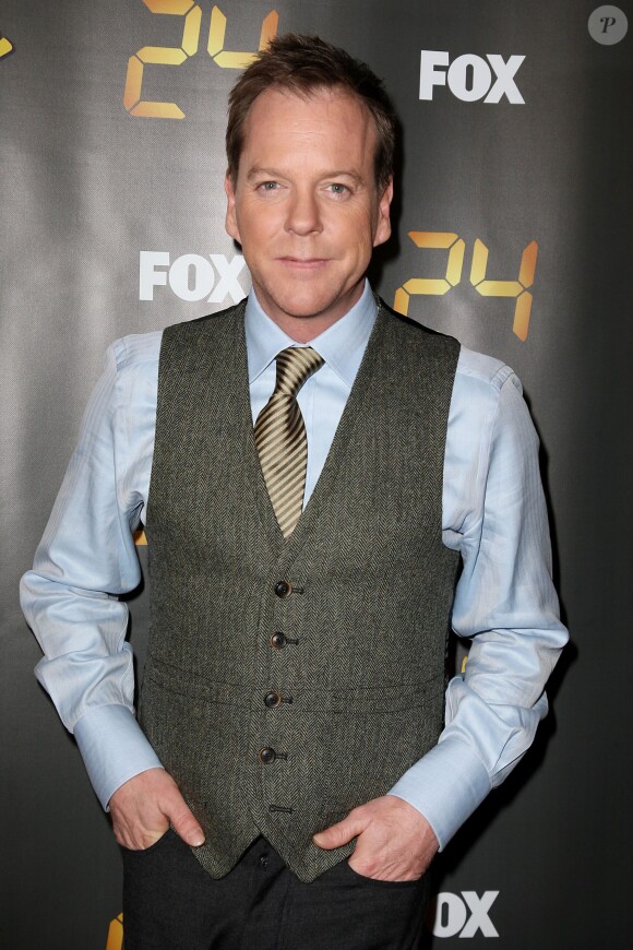 Kiefer Sutherland lors de la présentation de la saison 8 de 24 heures chrono à New York le 14 janvier 2010