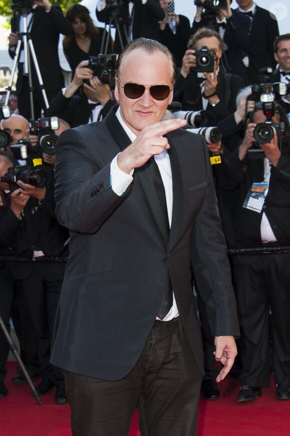 Quentin Tarantino à Cannes, le 24 mai 2014.