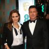 Angelina Jolie et Brad Pitt aux BAFTA 2014, à Londres le 16 février 2014.