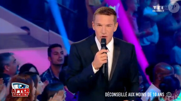 Benjamin Castaldi présente l'After Secret du vendredi 1er août 2014 sur TF1.