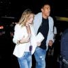 Ellen Pompeo et son mari Chris Ivery arrivent au concert de Beyoncé et Jay-Z au Rose Bowl de Pasadena, le 2 août 2014.