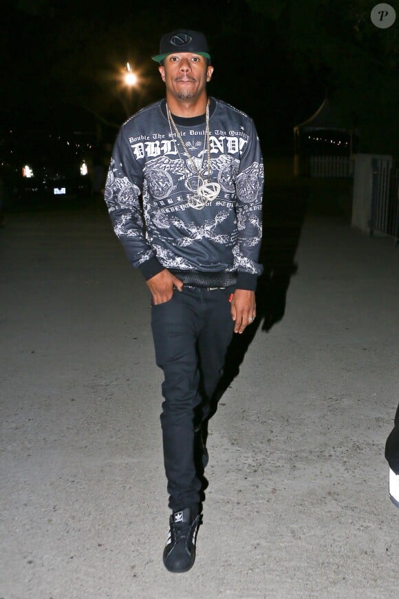 Nick Cannon arrive au concert de Beyoncé et Jay-Z au Rose Bowl de Pasadena, le 2 août 2014.