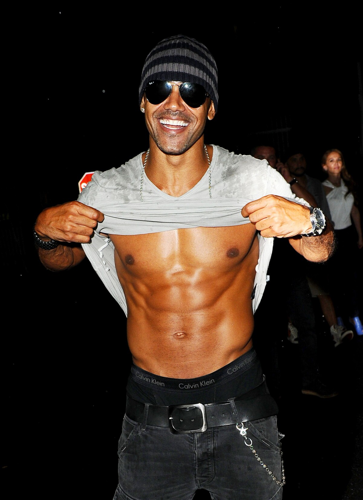 Photo : Shemar Moore arrive au concert de Beyoncé et Jay-Z au Rose Bowl de  Pasadena, le 2 août 2014. - Purepeople