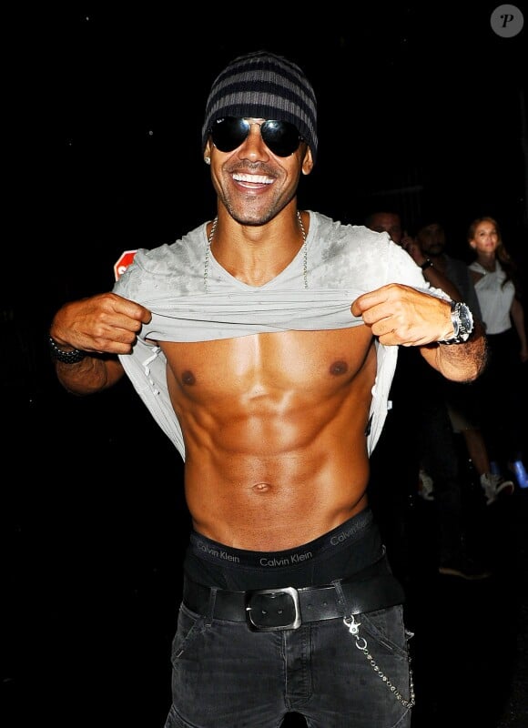 Shemar Moore arrive au concert de Beyoncé et Jay-Z au Rose Bowl de Pasadena, le 2 août 2014.