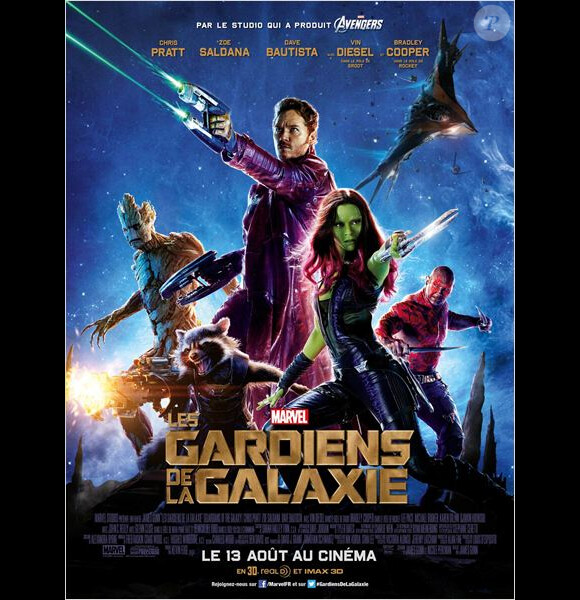 Affiche du film Les Gardiens de la Galaxie.