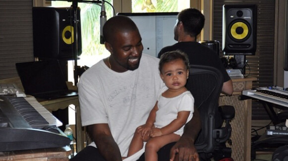 Kim Kardashian : Sa fille North West déjà en studio avec papa !