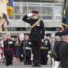 Le prince Harry lors d'une cérémonie de la commémoration du centenaire de la Première Guerre mondiale à Folkestone, le 4 août 2014.