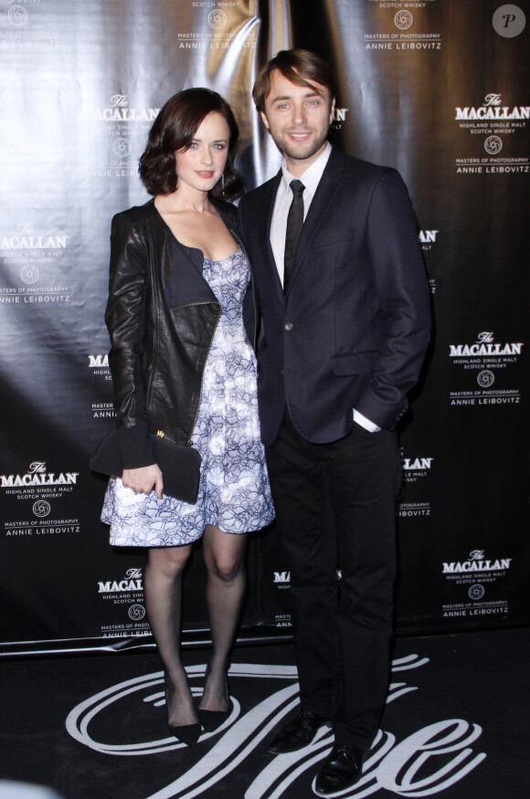Alexis Bledel et Vincent Kartheiser à New York, le 10 octobre 2012.