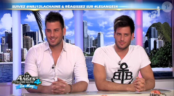 Zelko et Zarko dans Les Anges de la télé 4 - Le Mag, vendredi 27 avril 2012 sur NRJ 12 