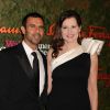 Geena Davis et son mari Reza Jarrahy à la soirée Salvatore Ferragamo, à Los Angeles, le 17 octobre 2013.
