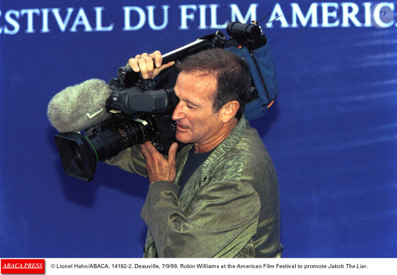 Robin Williams lors du festival du cinéma américain de Deauville en 1999