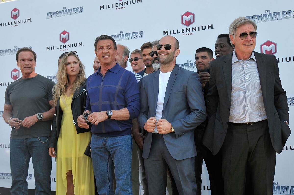 Stallone And Ronda Rousey Photo : Arnold Schwarzenegger, Ronda Rousey, Sylvester Stallone, Jason ...
