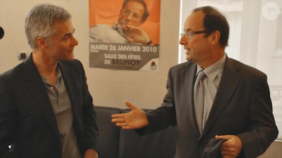Cyril Viguier et François Hollande avant la campagne présidentielle.